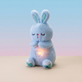 Breathing Bunny Plush Toy - Anxiety Relief Stuffed Animal with Realistic Breathing Motion, Soothing Music, LED Night Light | Sleep Aid Companion for Babies, Kids & Adults
