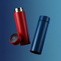 Smart Water Bottle with LED Temperature Display - 500ml/17oz Stainless Steel Vacuum Insulated Thermos - Touch Screen Temperature Monitoring